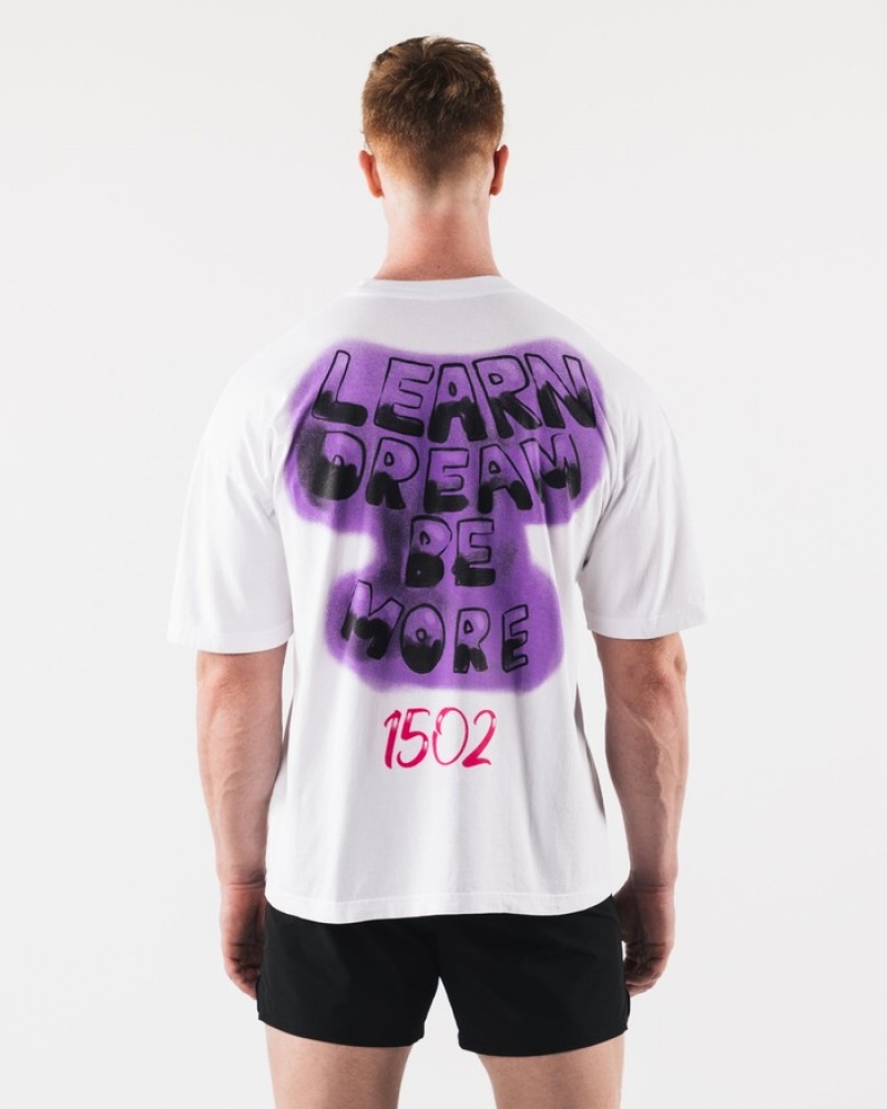 Camasa Dama Alphalete Graffiti Albi | 281547-VCO