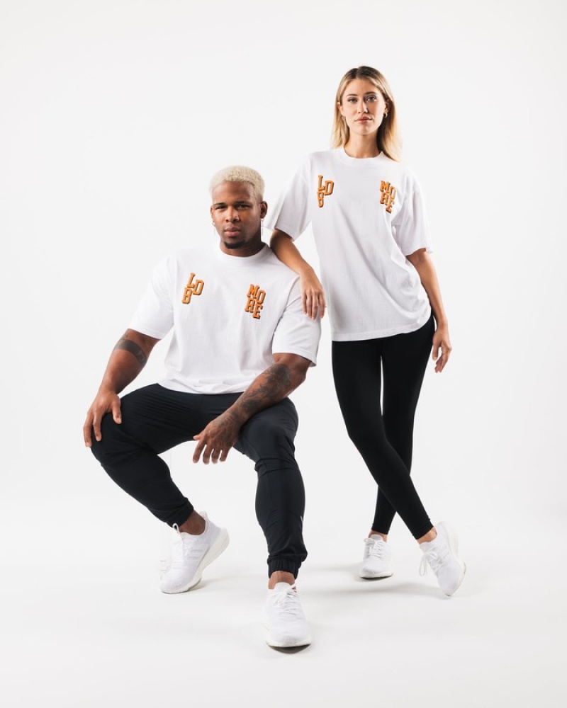 Camasa Dama Alphalete LDB More Letter Albi | 274689-XDQ