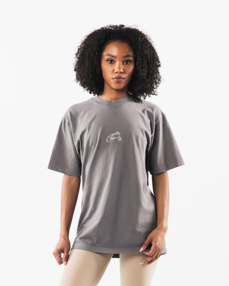 Camasa Dama Alphalete LDB Outline Gri | 684732-WSF