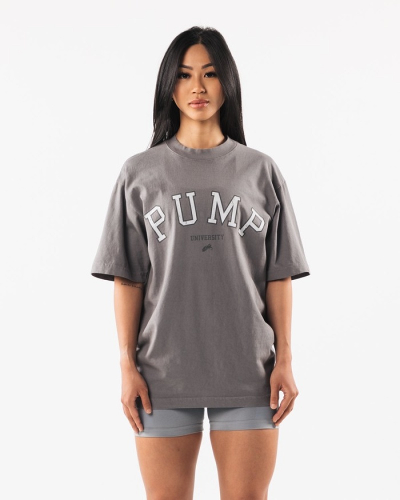 Camasa Dama Alphalete Pump University Gri | 892174-MFJ