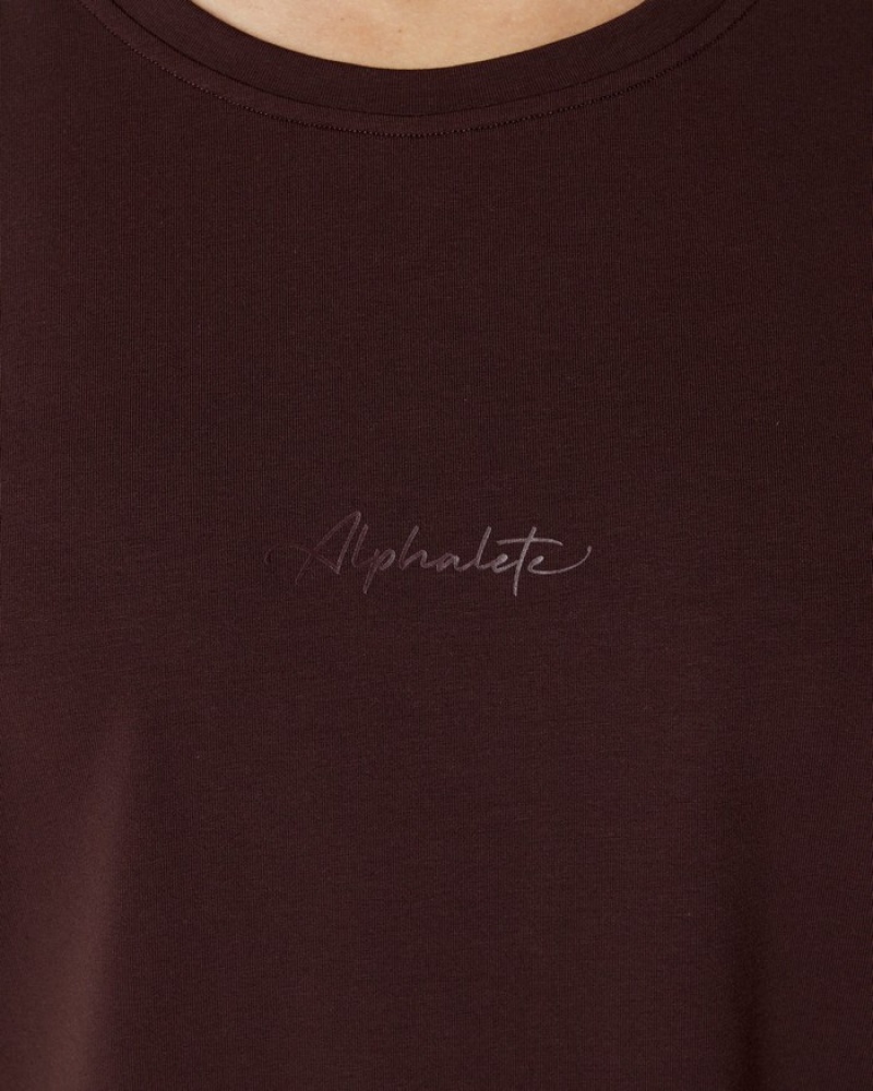 Camasa Dama Alphalete Signature Oversized Visinii | 048391-CGL