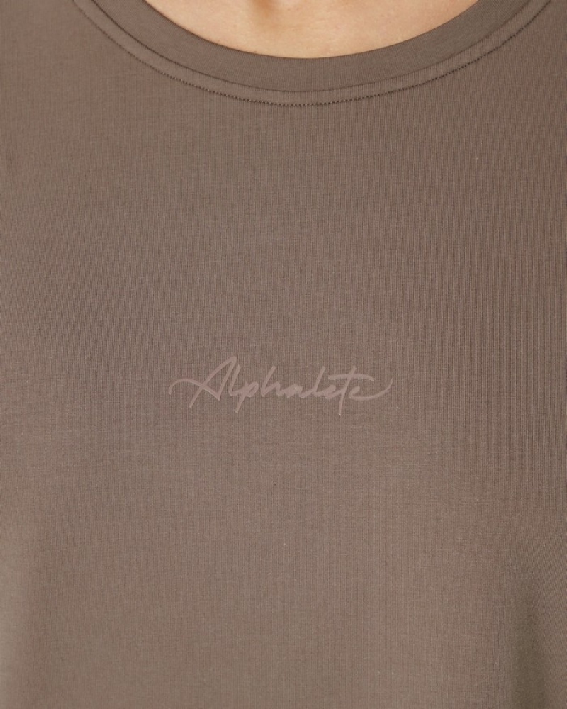Camasa Dama Alphalete Signature Oversized Bej | 952103-OPK