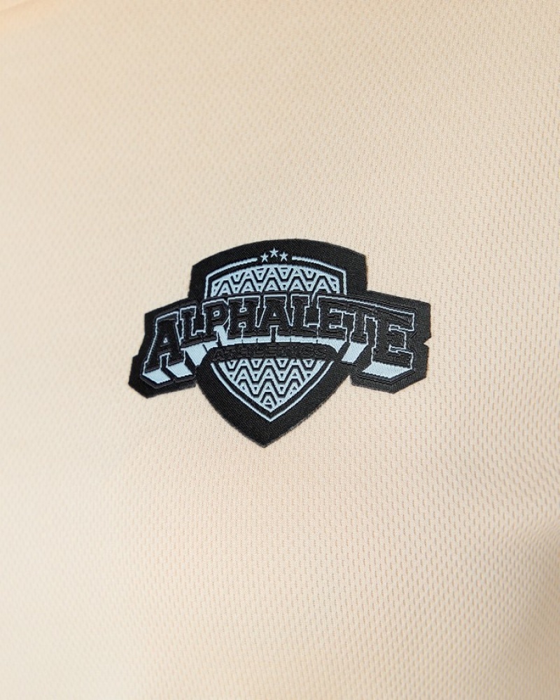 Camasa Dama Alphalete Varsity Crop Maro | 954360-WLT