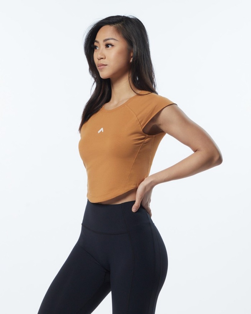 Camasa Dama Alphalete Velocity Crop Maro | 714365-LPI