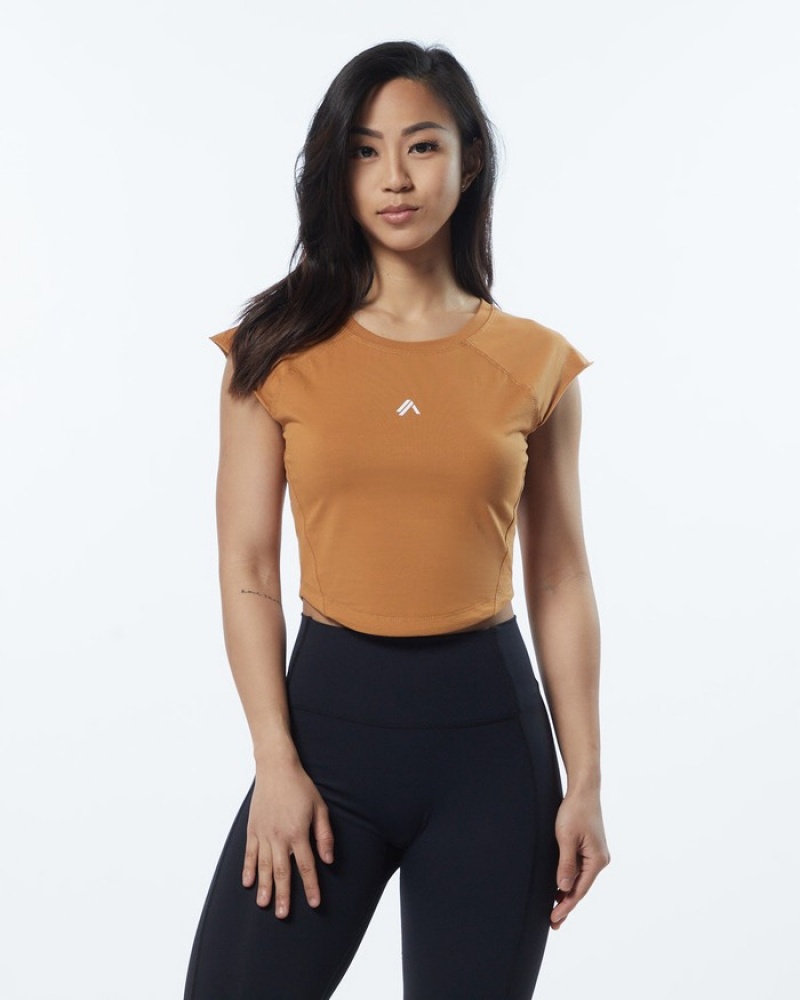 Camasa Dama Alphalete Velocity Crop Maro | 714365-LPI