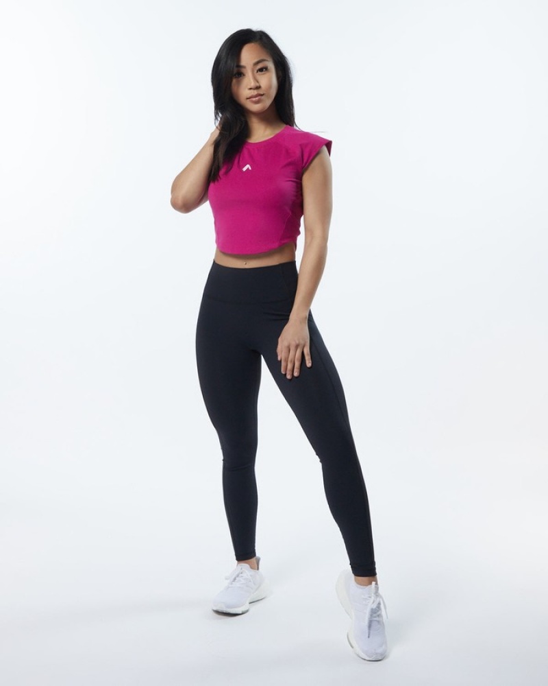 Camasa Dama Alphalete Velocity Crop Roz | 280196-NIR