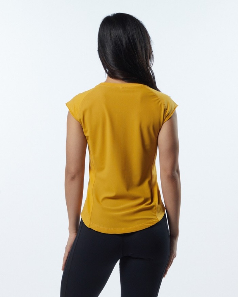 Camasa Dama Alphalete Velocity Galbeni | 794125-DGM