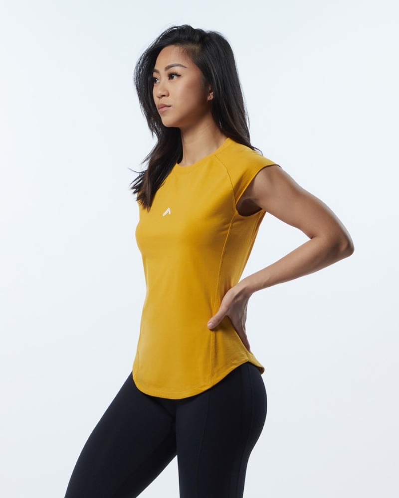 Camasa Dama Alphalete Velocity Galbeni | 794125-DGM