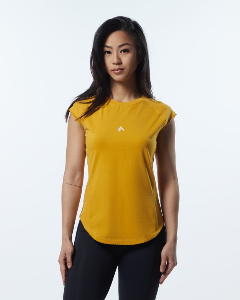 Camasa Dama Alphalete Velocity Galbeni | 794125-DGM