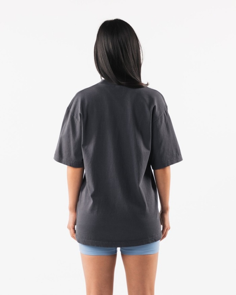 Camasa Dama Alphalete Wolf Head Albastri | 185307-COP