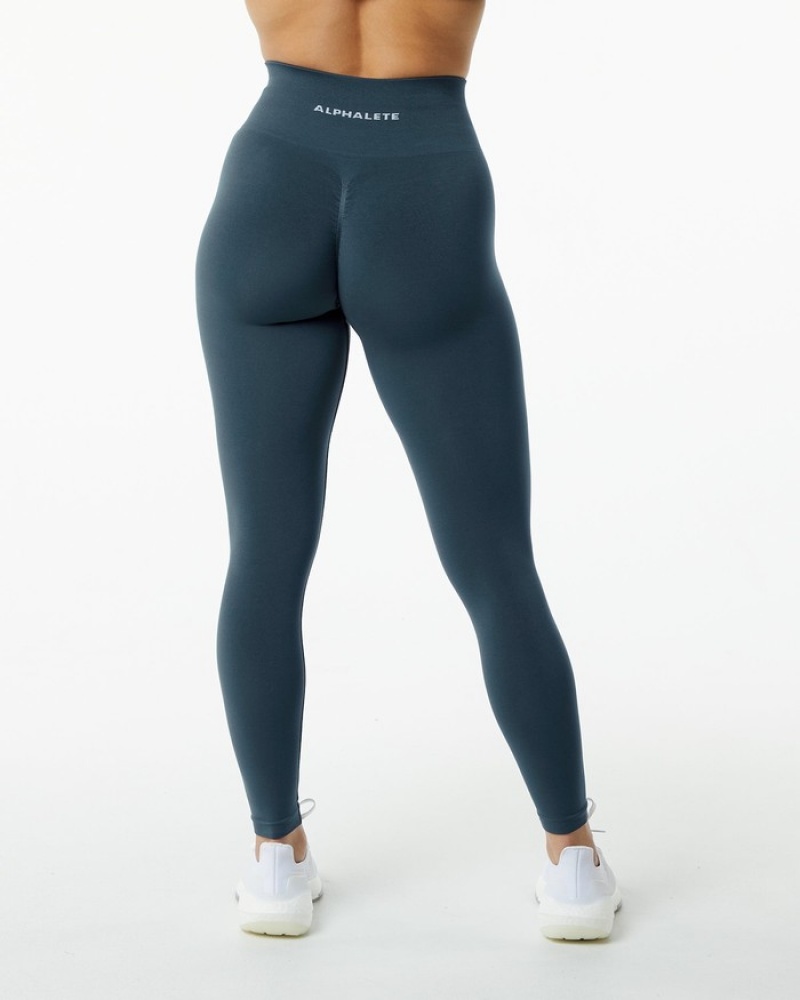 Colanti Dama Alphalete Amplify Albastri | 872193-HZP