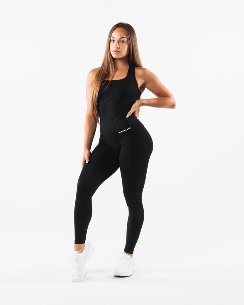 Colanti Dama Alphalete Amplify Negrii | 413620-JHQ