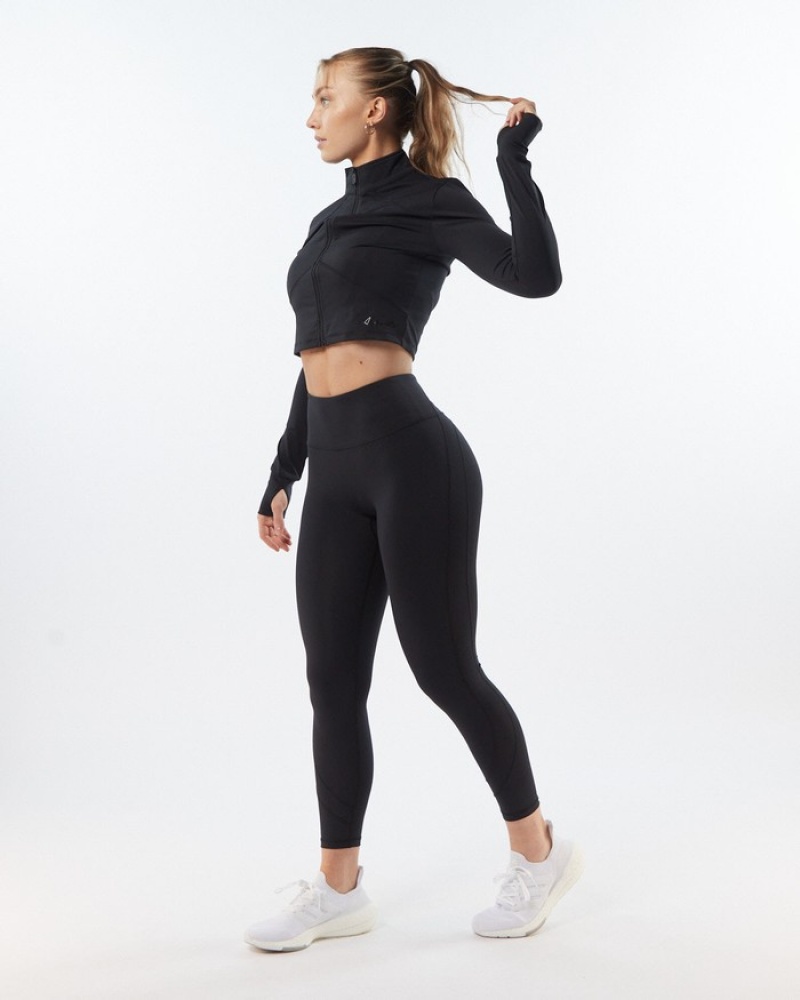 Colanti Dama Alphalete Pulse Surge Negrii | 431982-ICV