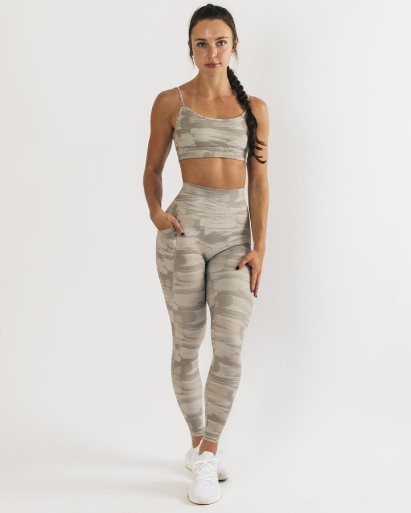 Colanti Dama Alphalete Surface Pocket Camuflaj | 452908-MPW