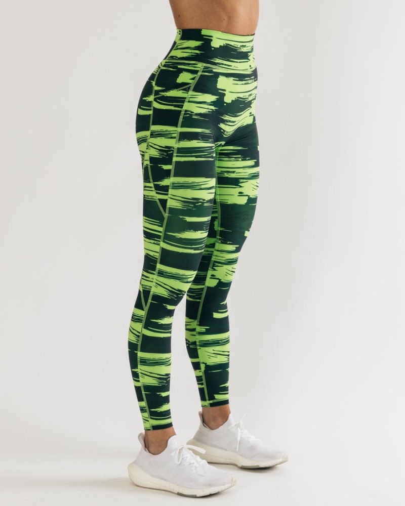 Colanti Dama Alphalete Surface Pocket Camuflaj | 180647-YTH