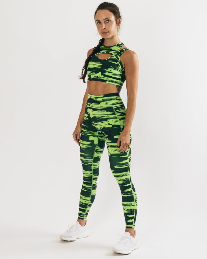 Colanti Dama Alphalete Surface Pocket Camuflaj | 180647-YTH