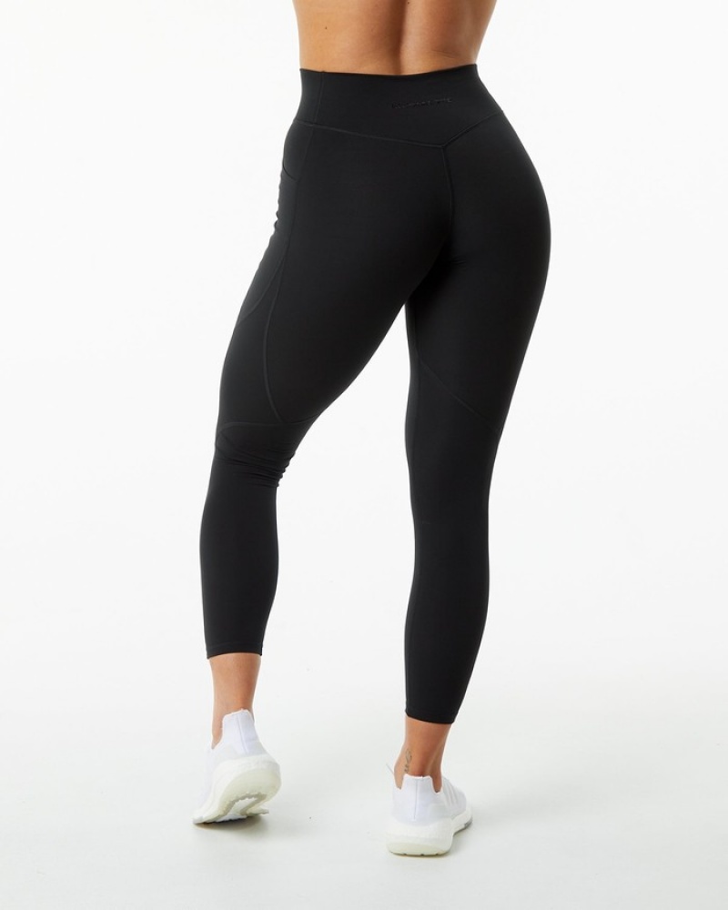 Colanti Dama Alphalete Surface Pocket Negrii | 361450-KGB