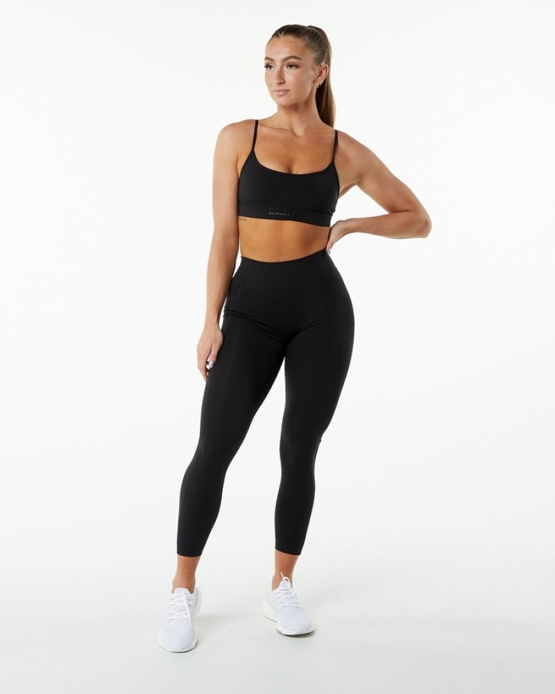 Colanti Dama Alphalete Surface Pocket Negrii | 361450-KGB