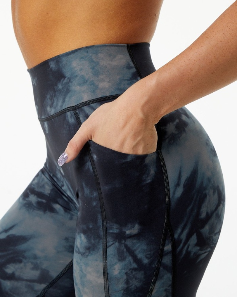 Colanti Dama Alphalete Surface Pocket Negrii | 079215-YRN