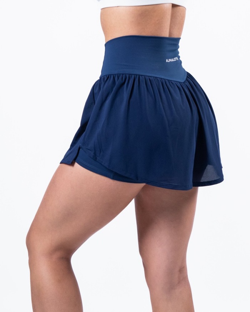 Fuste Dama Alphalete Trace Albastri | 930642-NSP
