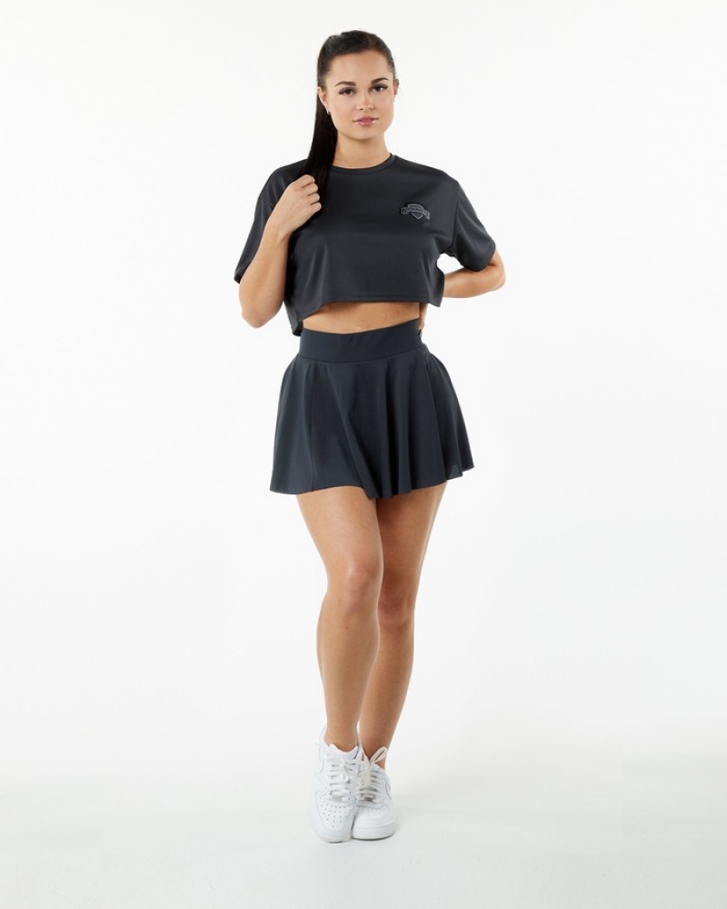 Fuste Dama Alphalete Varsity Negrii | 924076-LJP