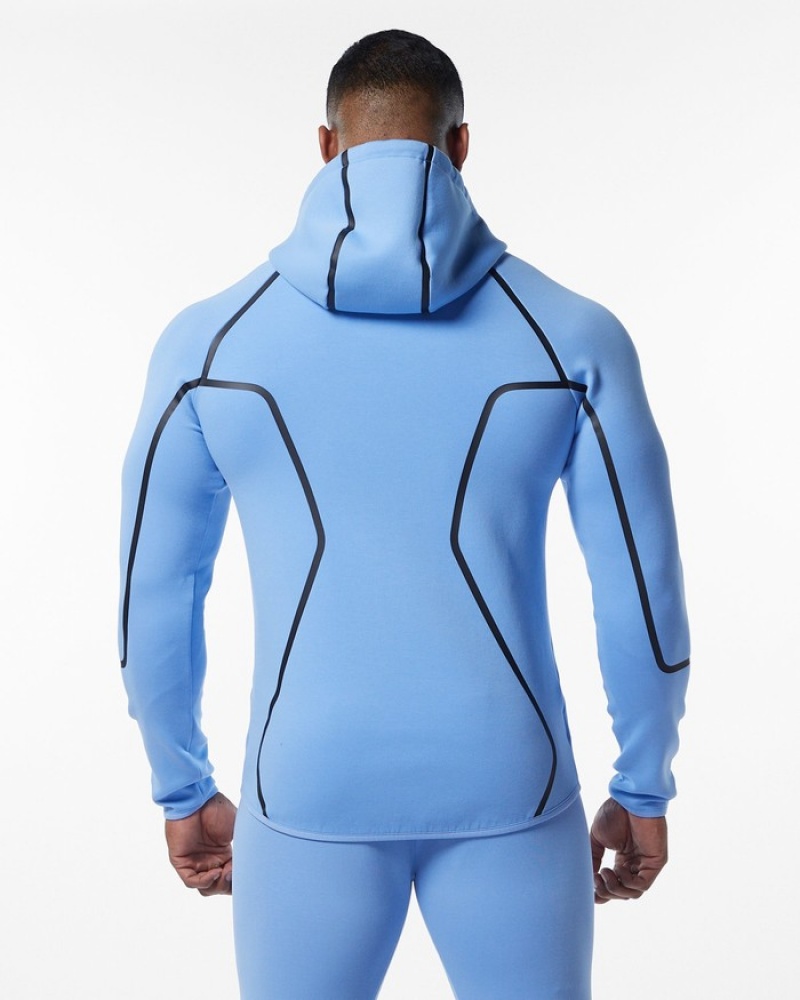 Geaca Barbati Alphalete ELMTS Atletism Albastri Deschis | 460318-NXF