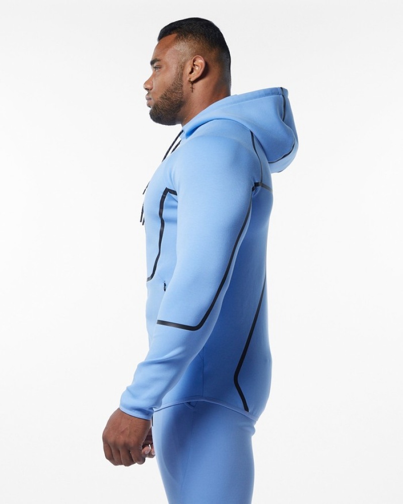 Geaca Barbati Alphalete ELMTS Atletism Albastri Deschis | 460318-NXF