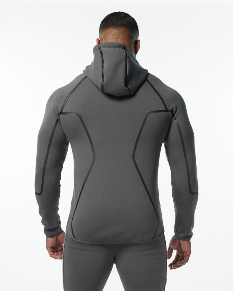 Geaca Barbati Alphalete ELMTS Atletism Gri | 381250-YIO