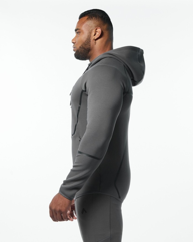 Geaca Barbati Alphalete ELMTS Atletism Gri | 381250-YIO