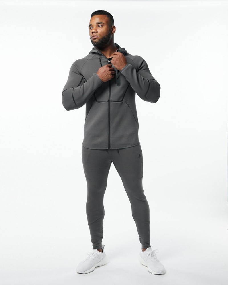 Geaca Barbati Alphalete ELMTS Atletism Gri | 381250-YIO