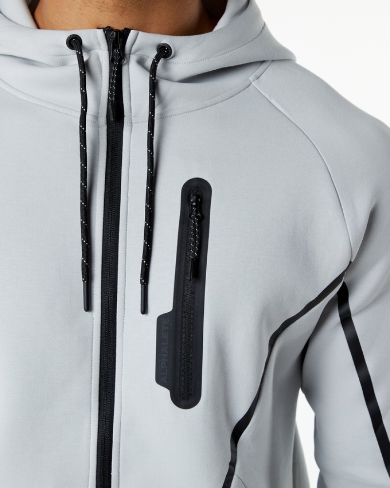 Geaca Barbati Alphalete ELMTS Atletism Gri | 327405-NLV