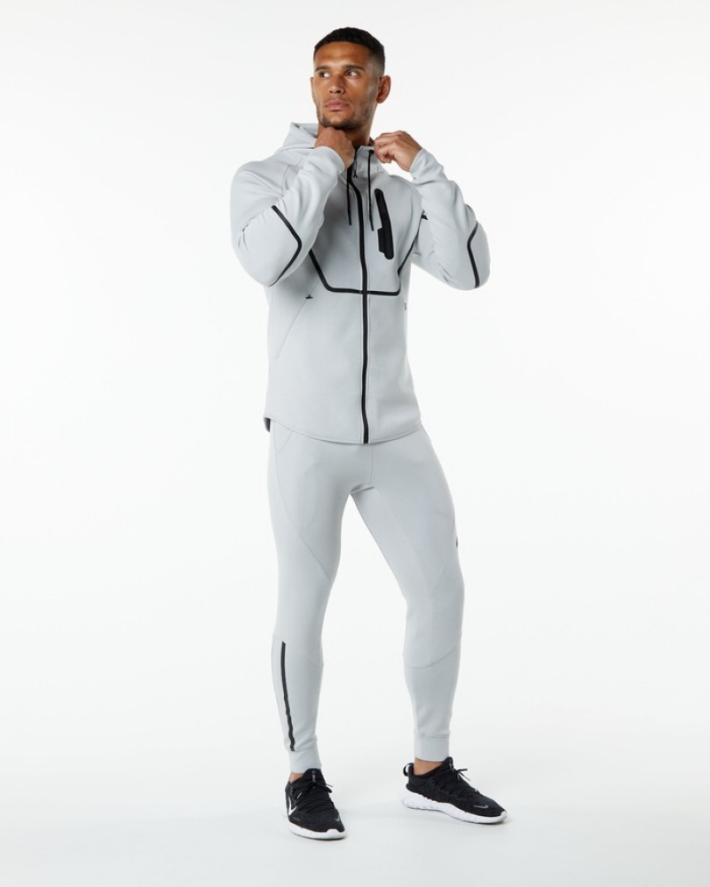 Geaca Barbati Alphalete ELMTS Atletism Gri | 327405-NLV