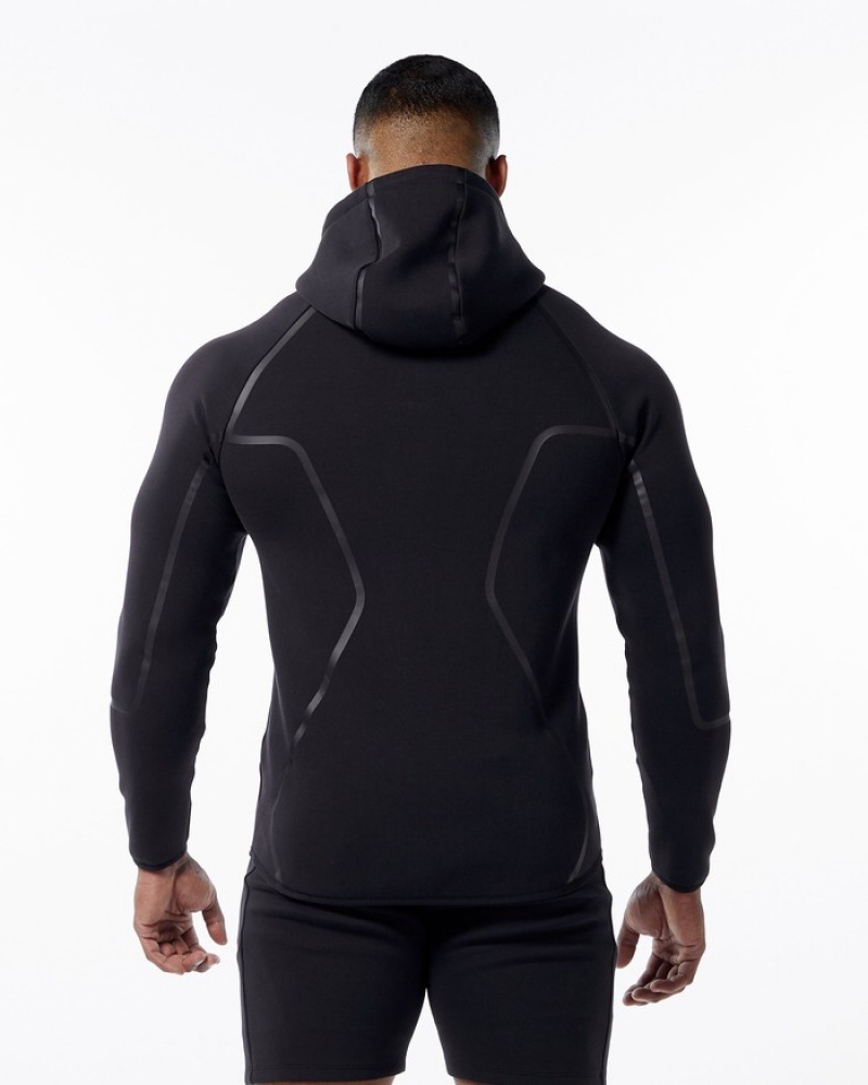 Geaca Barbati Alphalete ELMTS Atletism Negrii | 425710-VZO