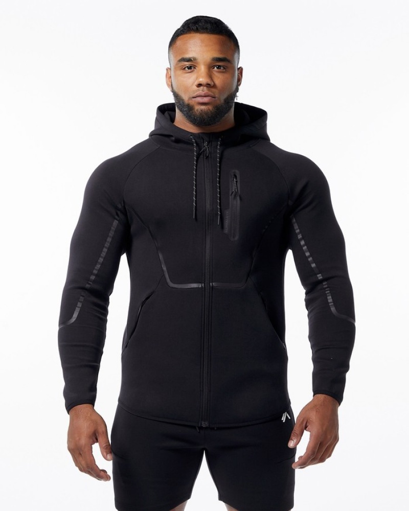 Geaca Barbati Alphalete ELMTS Atletism Negrii | 425710-VZO