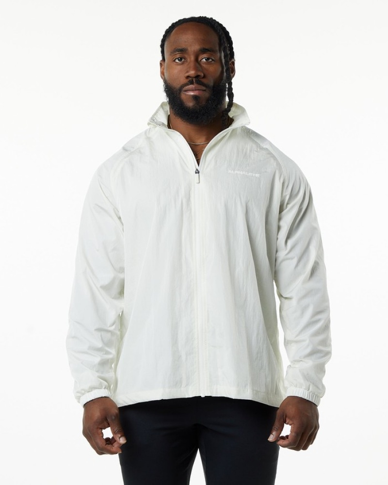 Geaca Barbati Alphalete Endure Zip Masline Verzi | 679854-HJZ