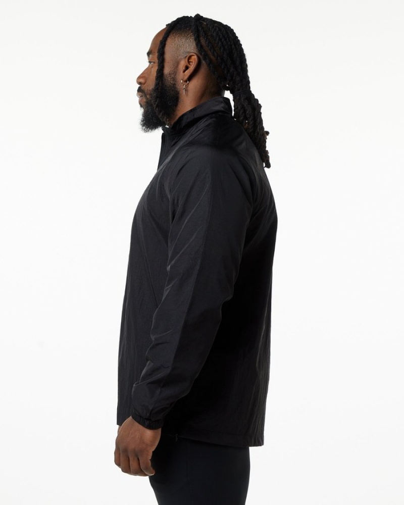 Geaca Barbati Alphalete Endure Zip Negrii | 548312-NZW