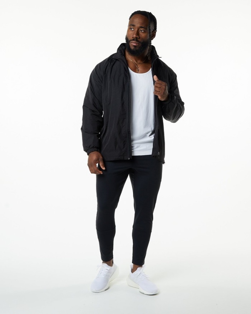 Geaca Barbati Alphalete Endure Zip Negrii | 548312-NZW