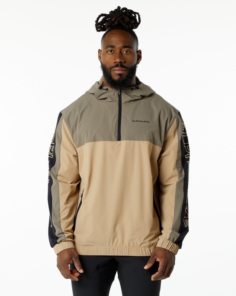 Geaca Barbati Alphalete Infinity Tech Gri Bej | 361874-DIR