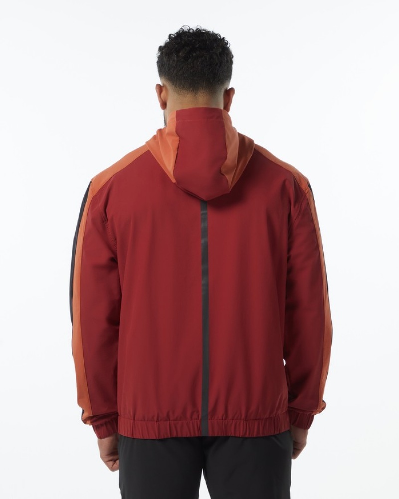 Geaca Barbati Alphalete Infinity Tech Rosii | 598201-NXQ