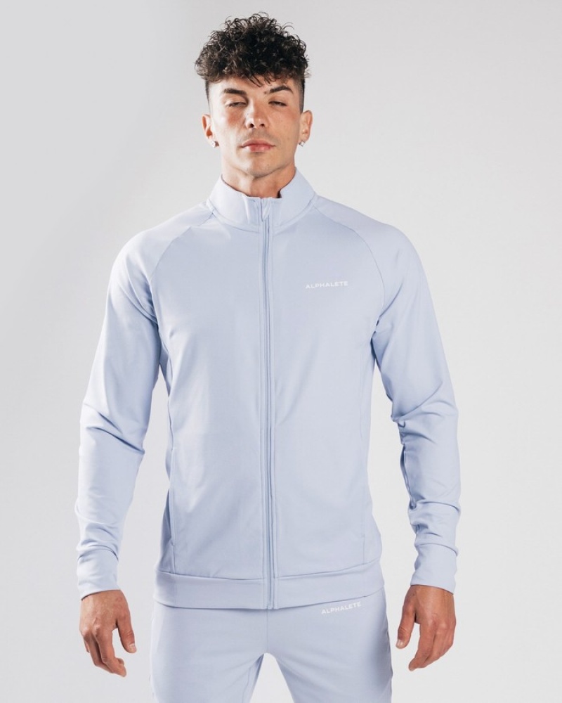 Geaca Barbati Alphalete Trace Albastri | 041536-JHU