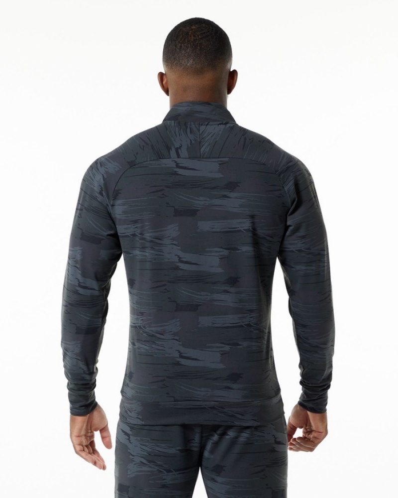 Geaca Barbati Alphalete Trace Negrii Camuflaj | 593872-BHA