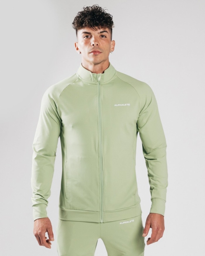 Geaca Barbati Alphalete Trace Verzi | 951042-YIN