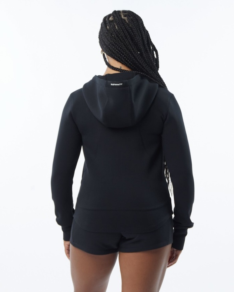 Geaca Dama Alphalete ELMTS Atletism Negrii | 067439-UZY