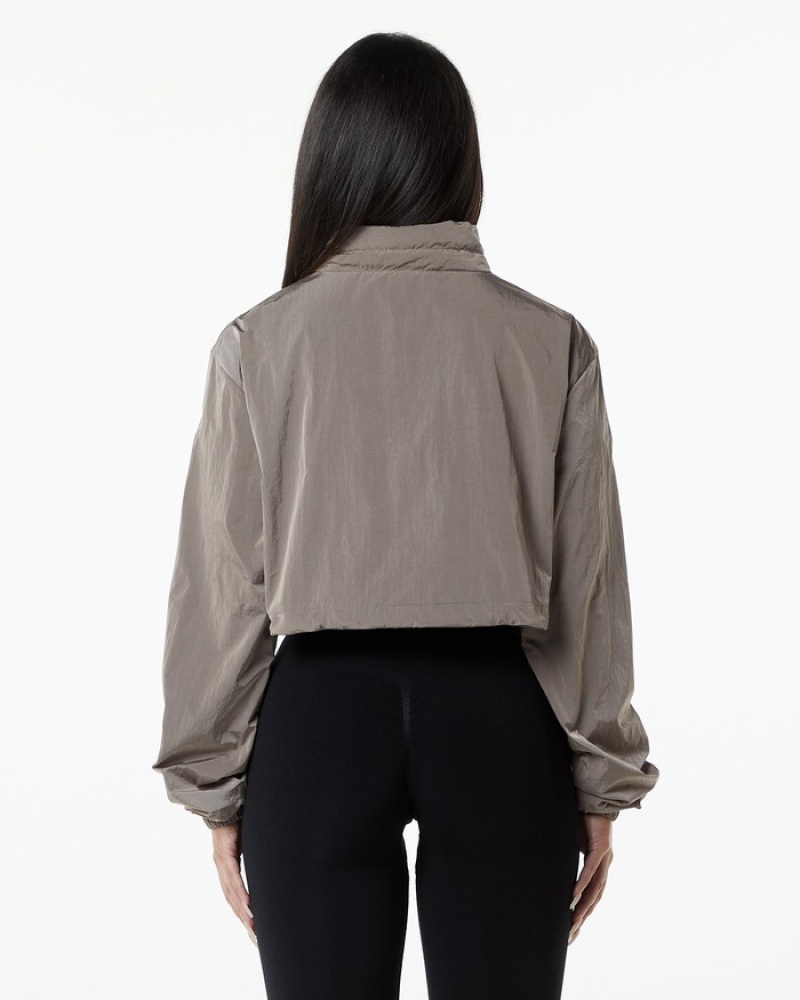 Geaca Dama Alphalete Endure Crop Maro | 487902-DJI