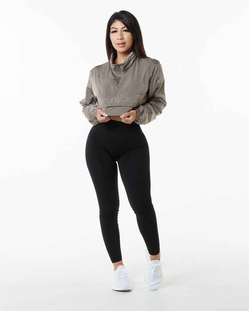 Geaca Dama Alphalete Endure Crop Maro | 487902-DJI