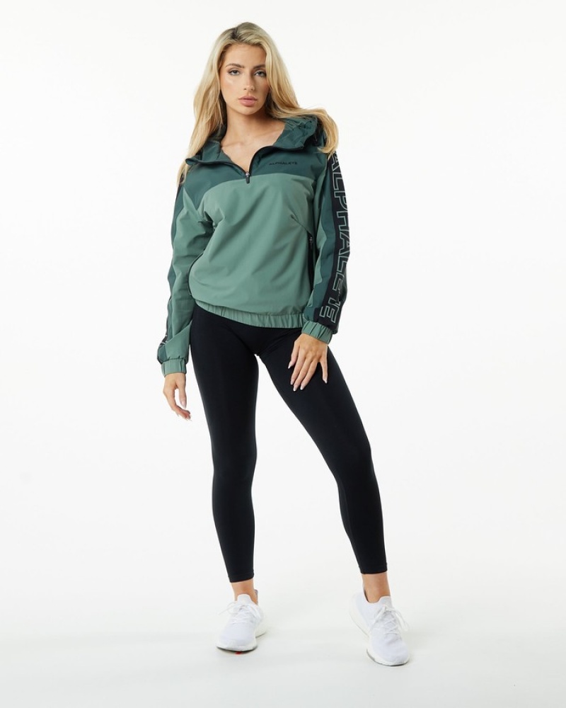 Geaca Dama Alphalete Infinity Tech Masline Verzi | 345168-PLY