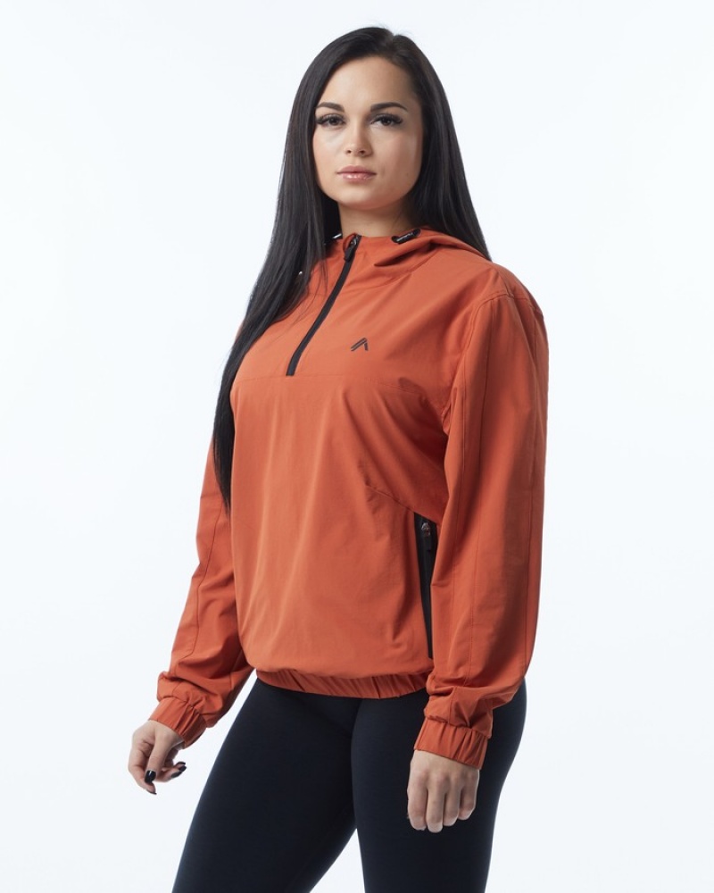 Geaca Dama Alphalete Infinity Tech Portocalii | 039186-PGH