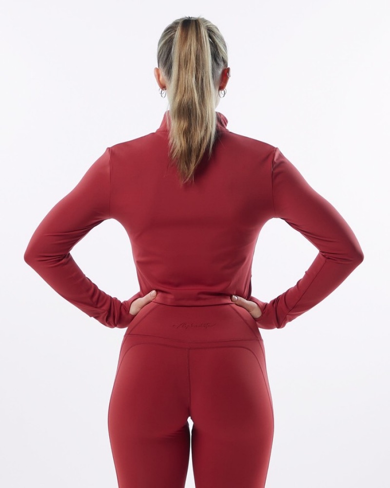 Geaca Dama Alphalete Pulse Rosii | 927801-RXO