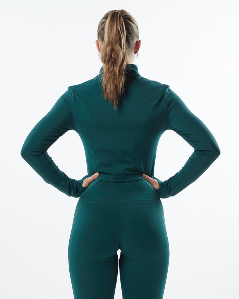 Geaca Dama Alphalete Pulse Turcoaz | 317409-MPH