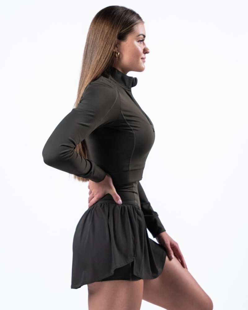 Geaca Dama Alphalete Trace Gri | 987506-BSN